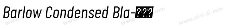 Barlow Condensed Bla字体转换